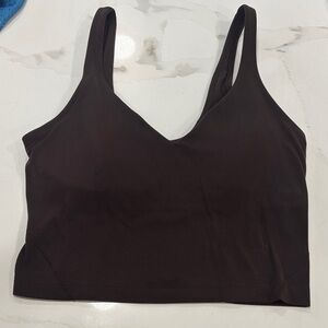 Lululemon Size 6 Brown Crop Align Tank